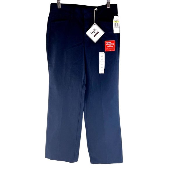 Dockers Khaki  Woman's Size 4 Curve Navy Blue with Tags - Picture 1 of 14